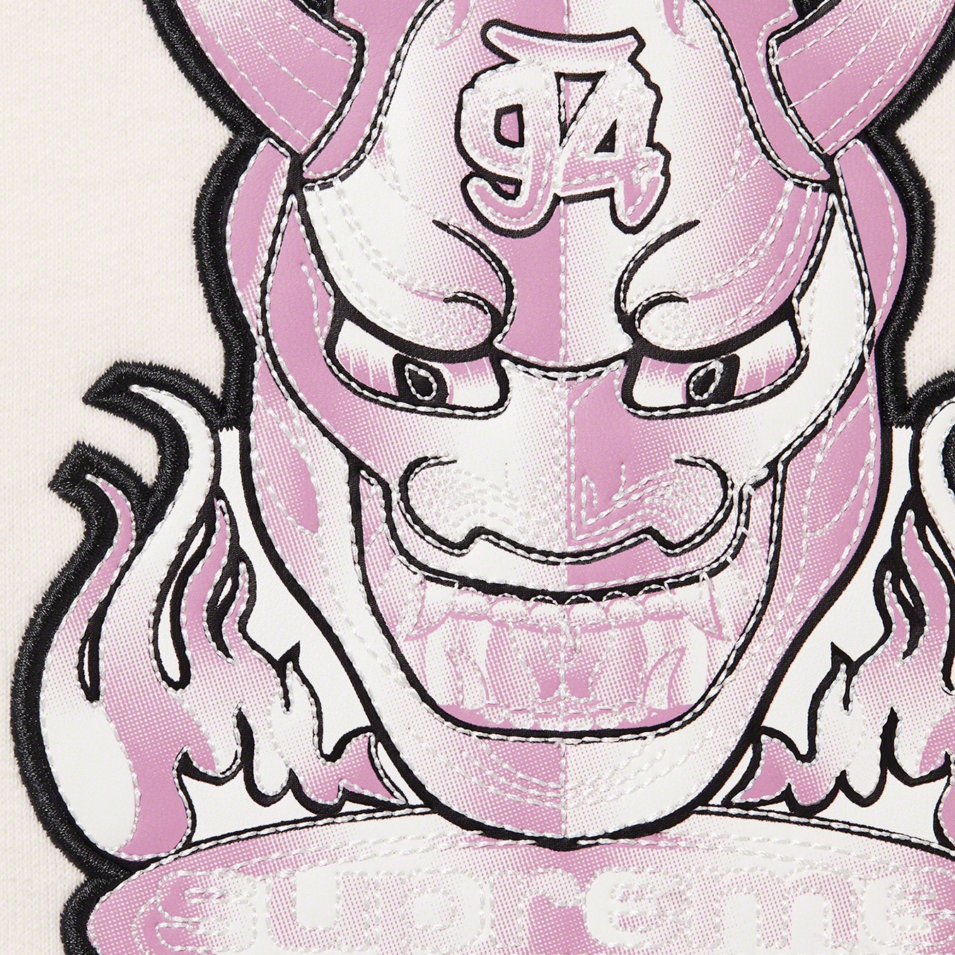 Demon Zip Up Hooded Sweatshirt view 4